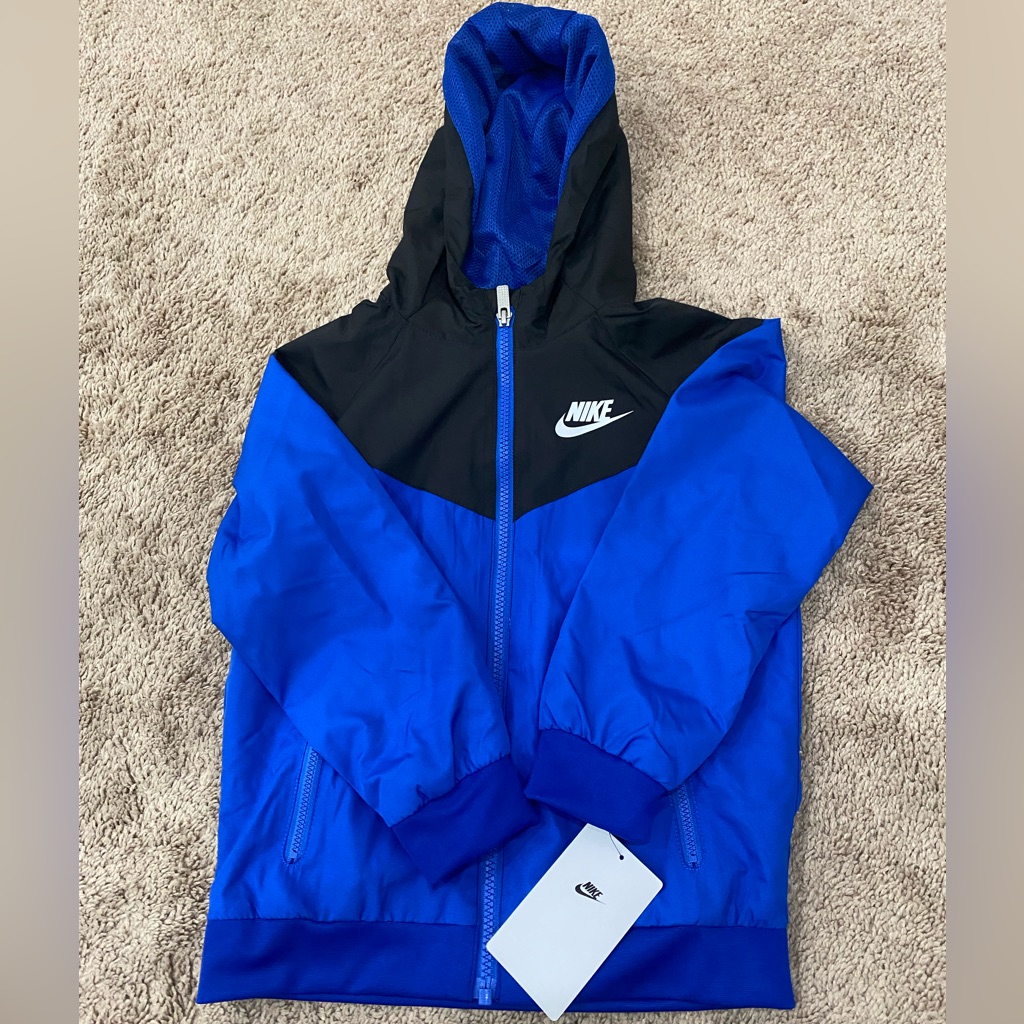 Nike Kids Game Royal Windbreaker Hoodie (5-6 Years Old)